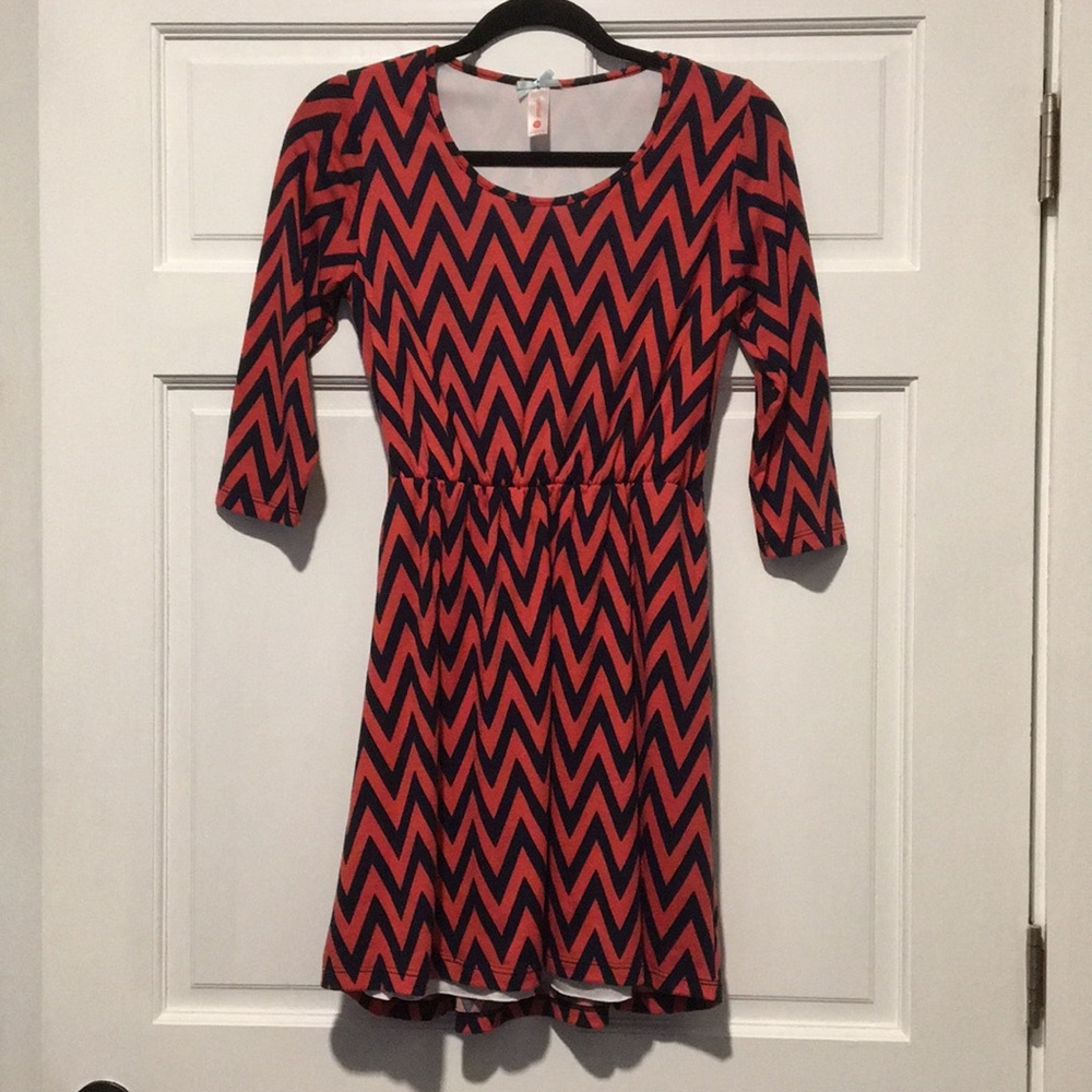 Downeast Basics Chevron dress